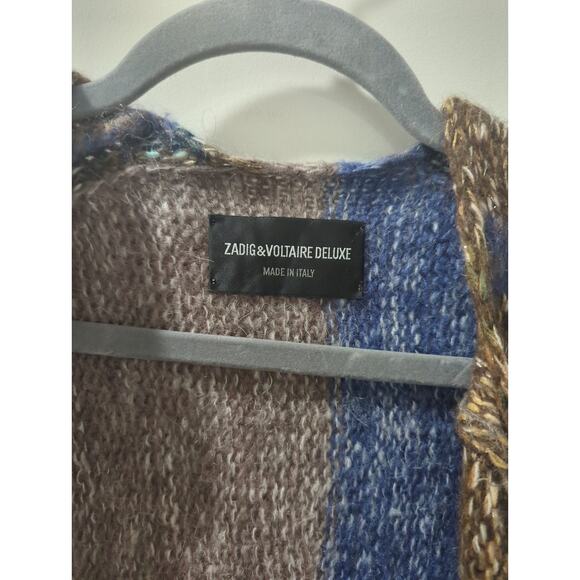Zadig & Voltaire Deluxe Celia Mohair Wool Cardigan Sweater - Picture 3 of 8